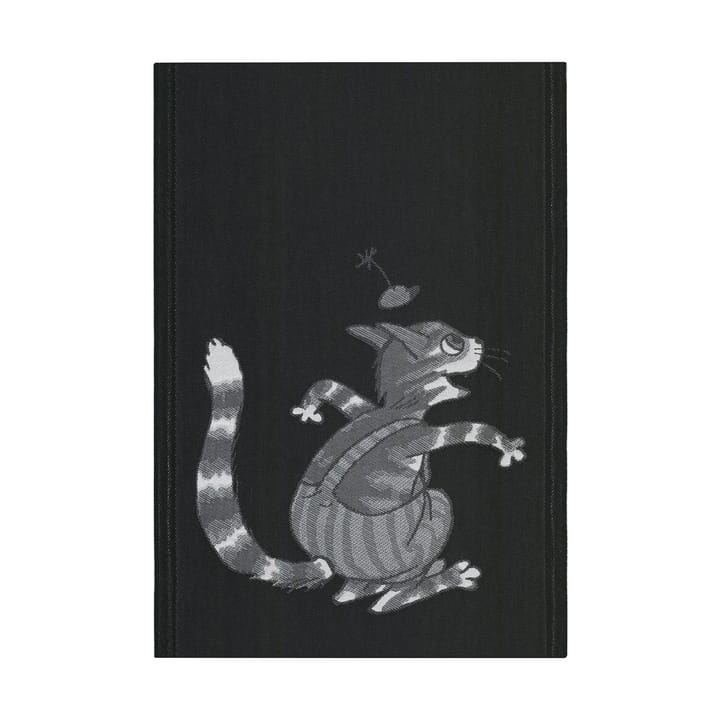 펫슨 & 핀더스 주방 타월 블랙-화이트 35x50 cm, Mischievous Ekelund Linneväveri | 에켈룬드 린네바베리
