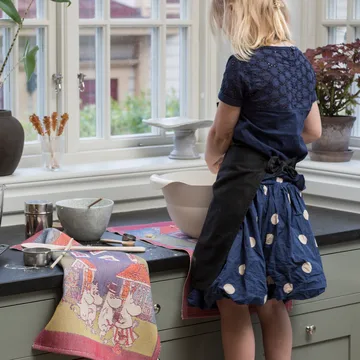 무민 키친 패브릭 35x50 cm - Moomin house - Ekelund Linneväveri | 에켈룬드 린네바베리