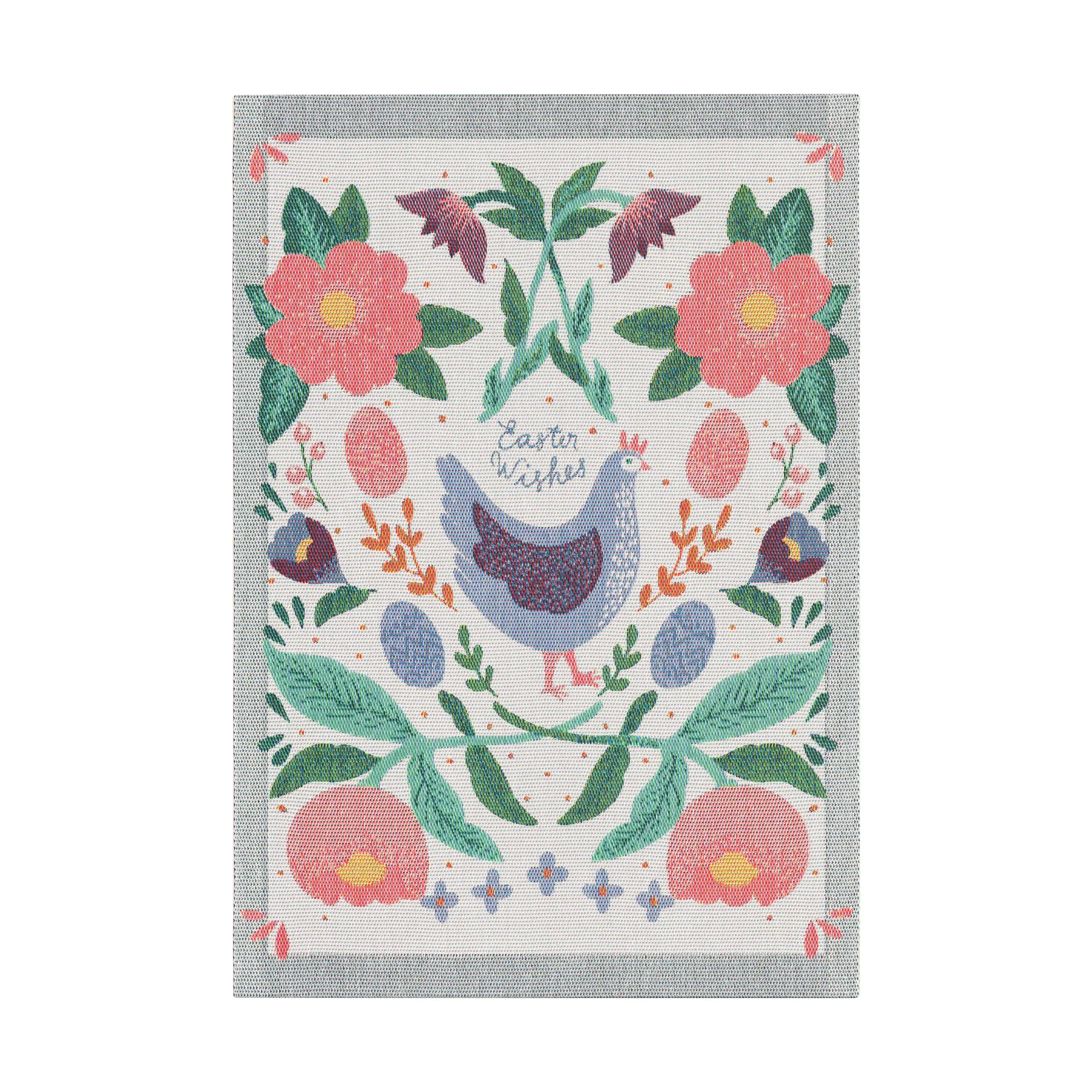 이스터 치킨 주방 타올 35x50 cm, Multi Ekelund Linneväveri | 에켈룬드 린네바베리