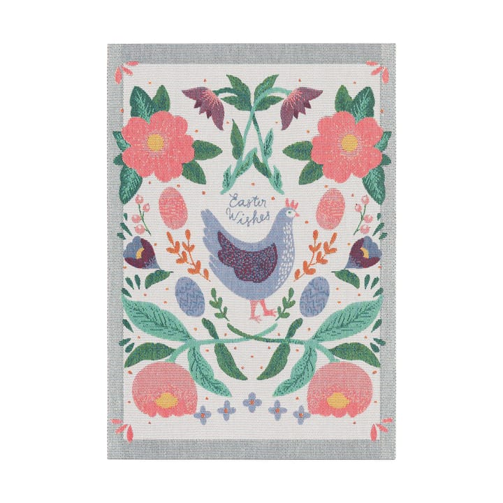 이스터 치킨 주방 타올 35x50 cm - Multi - Ekelund Linneväveri | 에켈룬드 린네바베리