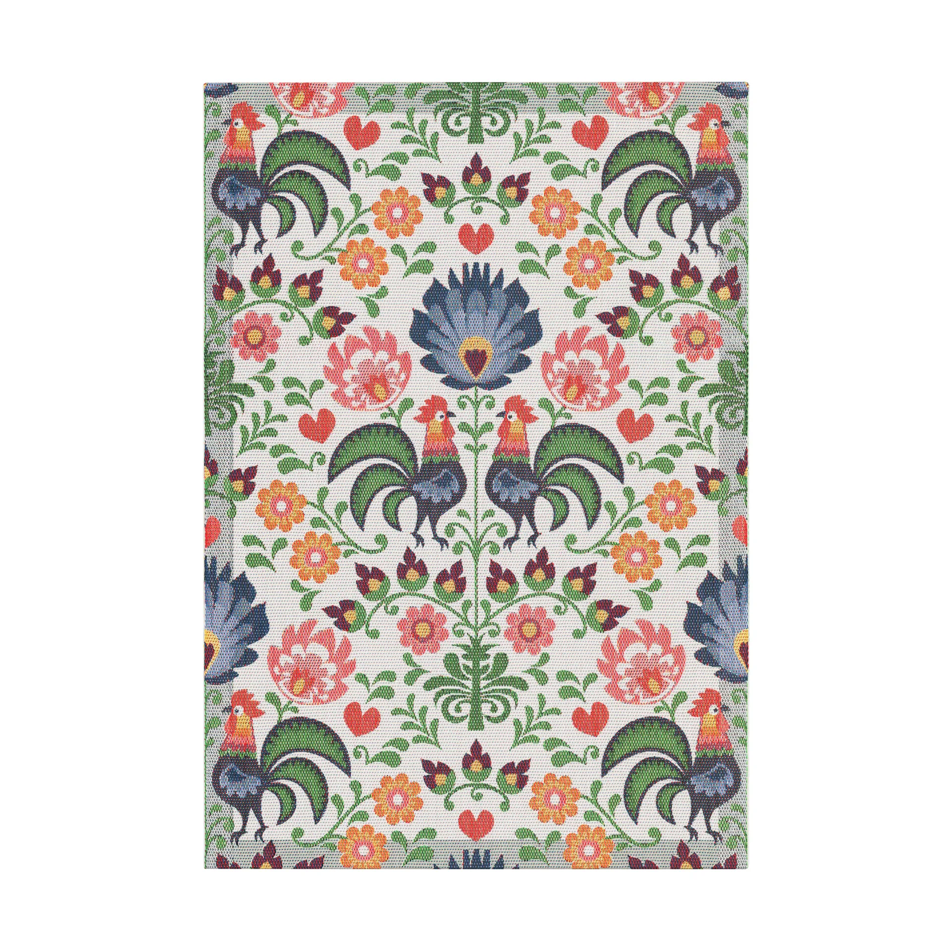 루스터 주방 타월 35x50 cm, Multi Ekelund Linneväveri | 에켈룬드 린네바베리