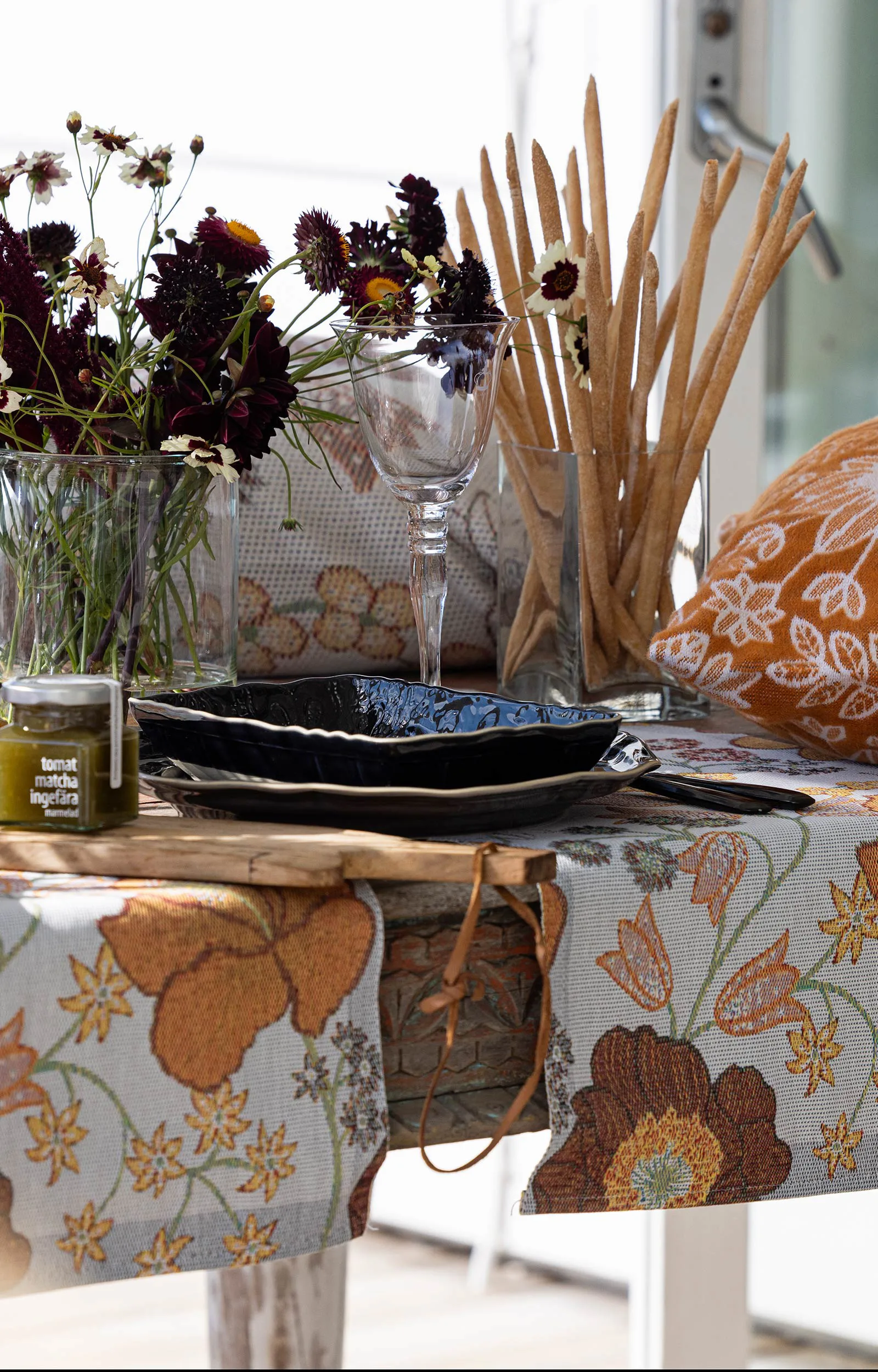 크벨스블롬 주방 타올 35x50 cm, Multi Ekelund Linneväveri | 에켈룬드 린네바베리