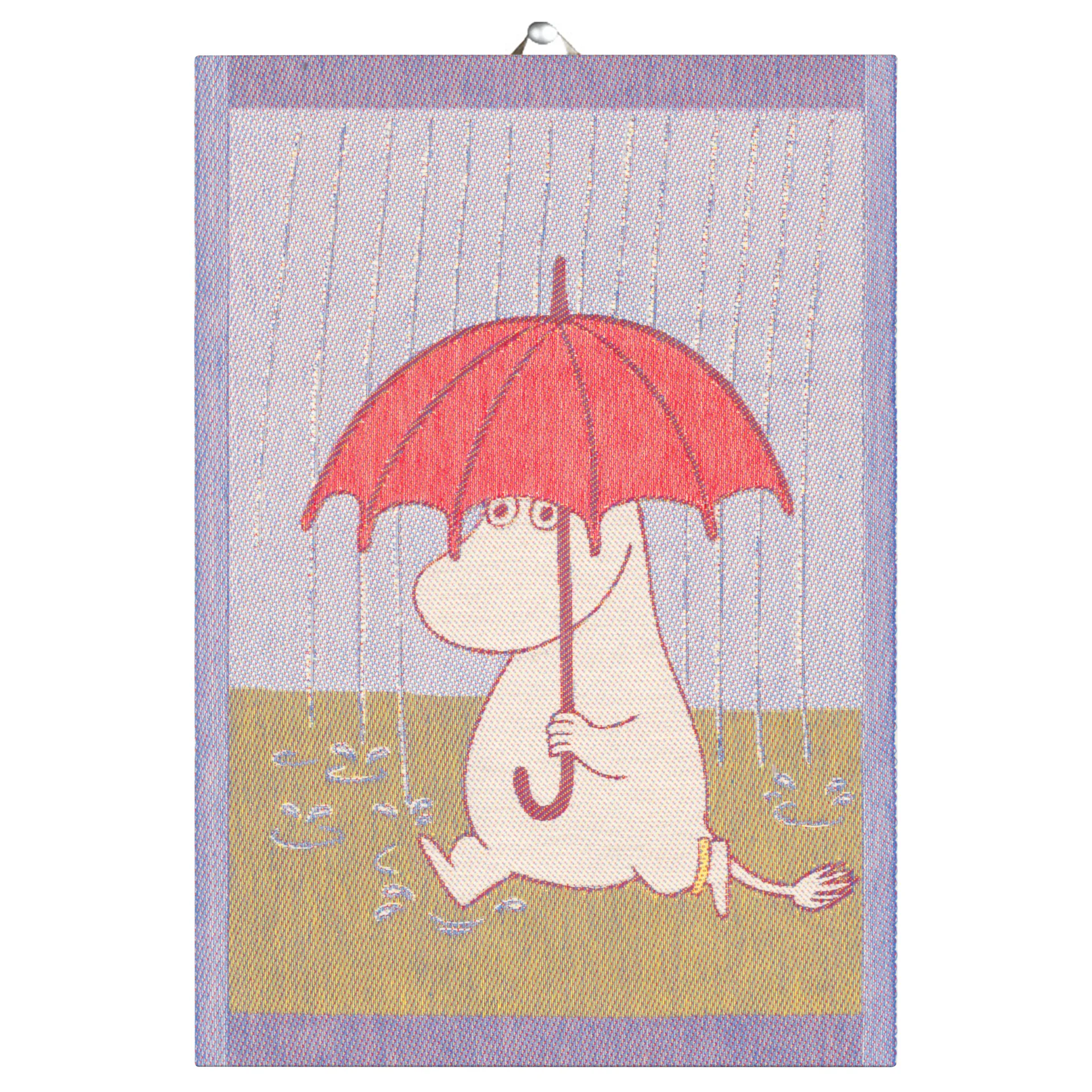 무민 키친 패브릭 35x50 cm, rain Ekelund Linneväveri | 에켈룬드 린네바베리