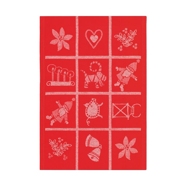 어드벤트루타 주방 타월 35x50 cm - Red - Ekelund Linneväveri | 에켈룬드 린네바베리