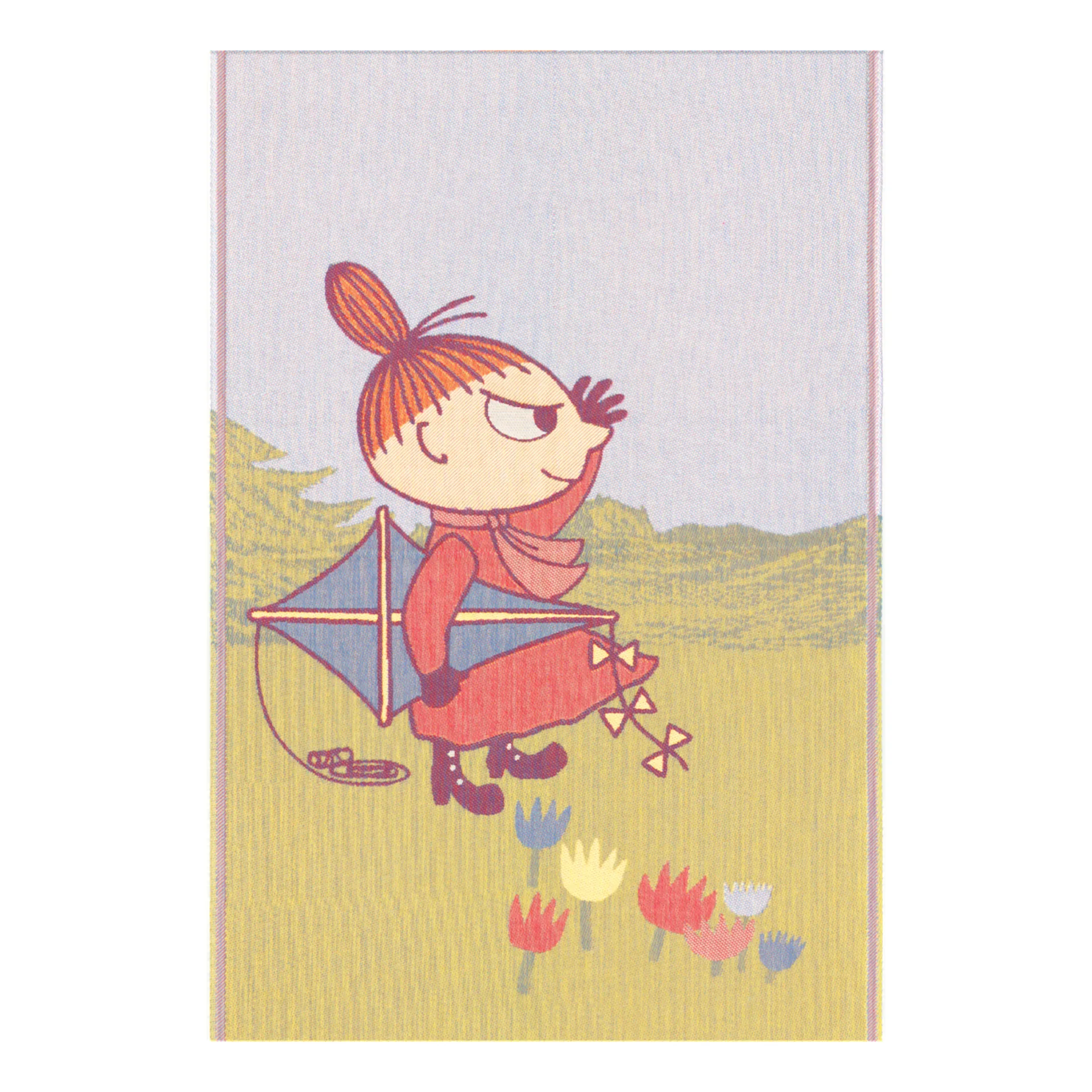 무민 어린이용 스로우 72x105 cm, windy Ekelund Linneväveri | 에켈룬드 린네바베리