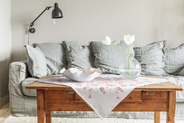 Åkervinda 테이블 클로스 75x75 cm, Pink Ekelund Linneväveri | 에켈룬드 린네바베리