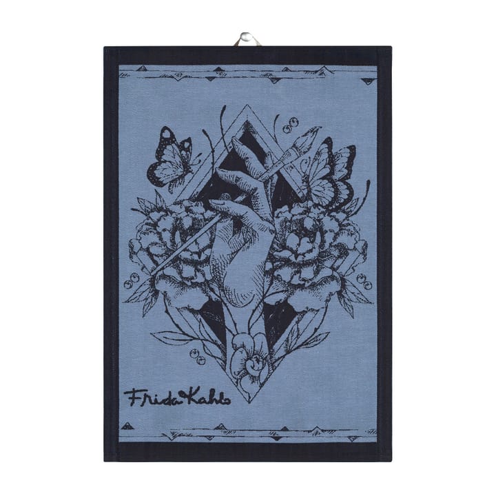 프리다 칼로 Amor Al Arte 주방 타올 35x50 cm - Black - Ekelund Linneväveri | 에켈룬드 린네바베리