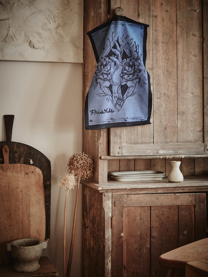 프리다 칼로 Amor Al Arte 주방 타올 35x50 cm, Black Ekelund Linneväveri | 에켈룬드 린네바베리