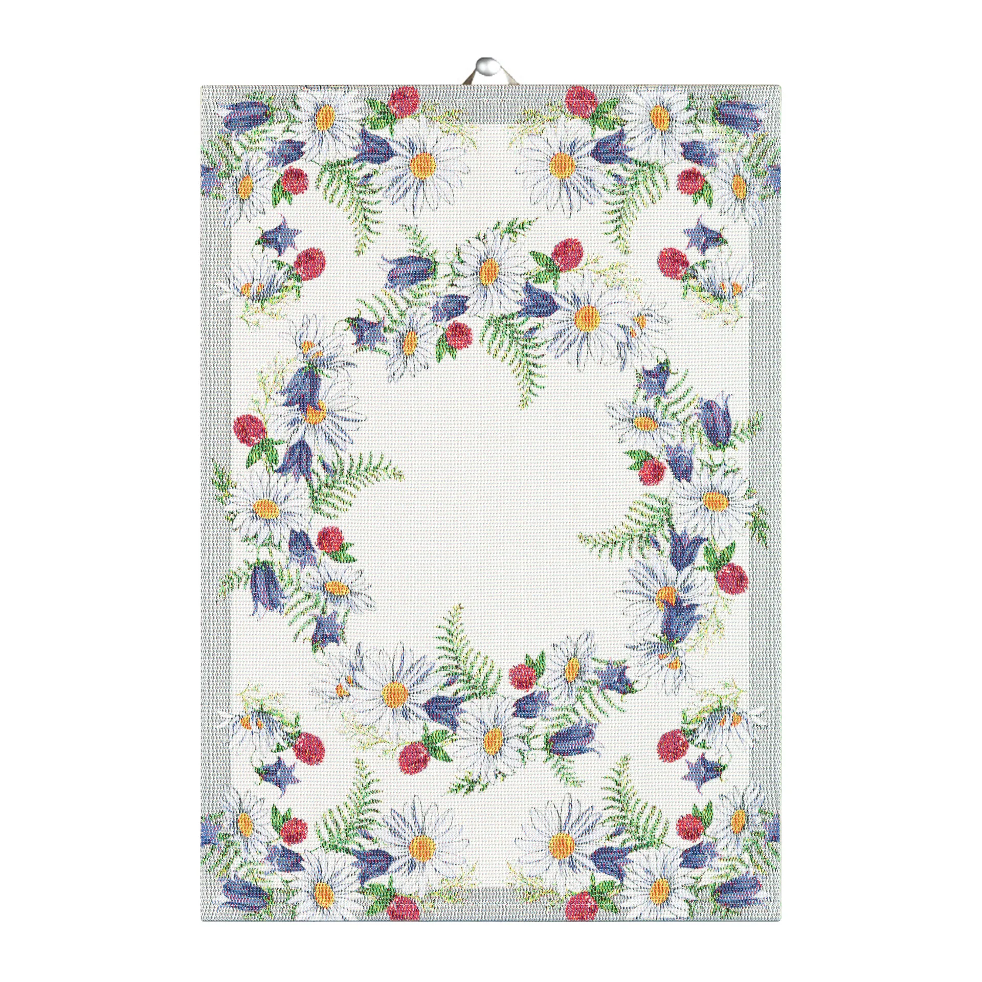 Blomkrans 주방타올 35x50 cm, multi Ekelund Linneväveri | 에켈룬드 린네바베리