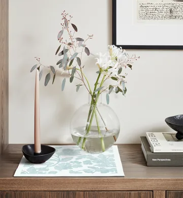 Blomranka 냅킨 35x35 cm - Light green - Ekelund Linneväveri | 에켈룬드 린네바베리