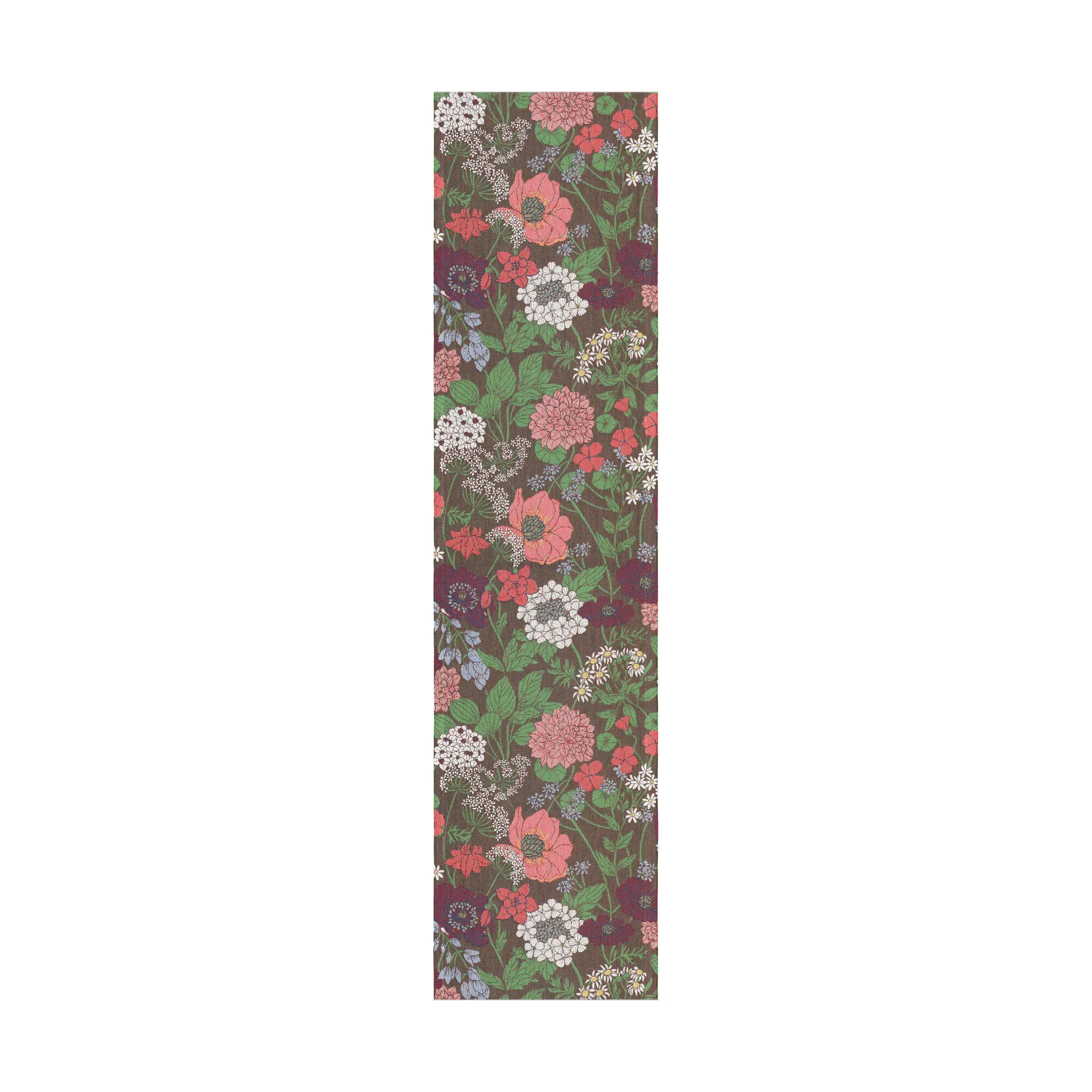 Blomsterfång 테이블 러너 35x140 cm, Multi Ekelund Linneväveri | 에켈룬드 린네바베리