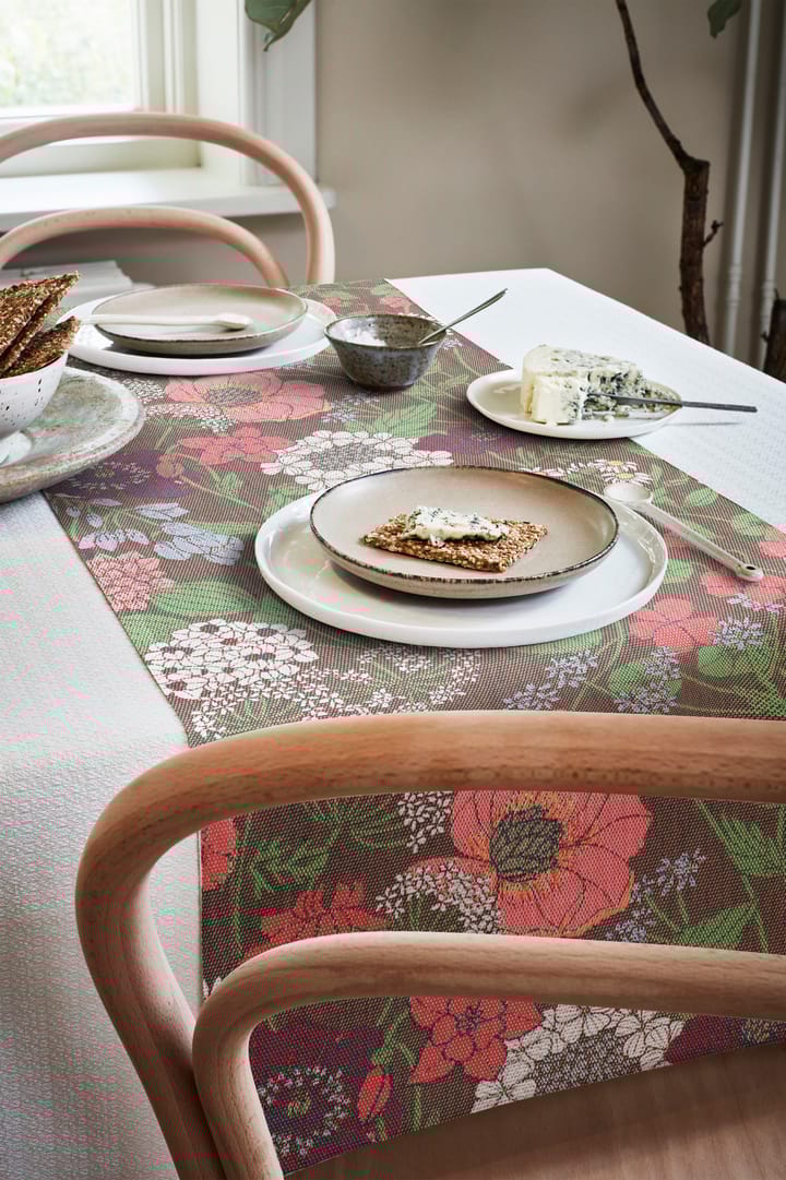 Blomsterfång 테이블 러너 35x140 cm, Multi Ekelund Linneväveri | 에켈룬드 린네바베리