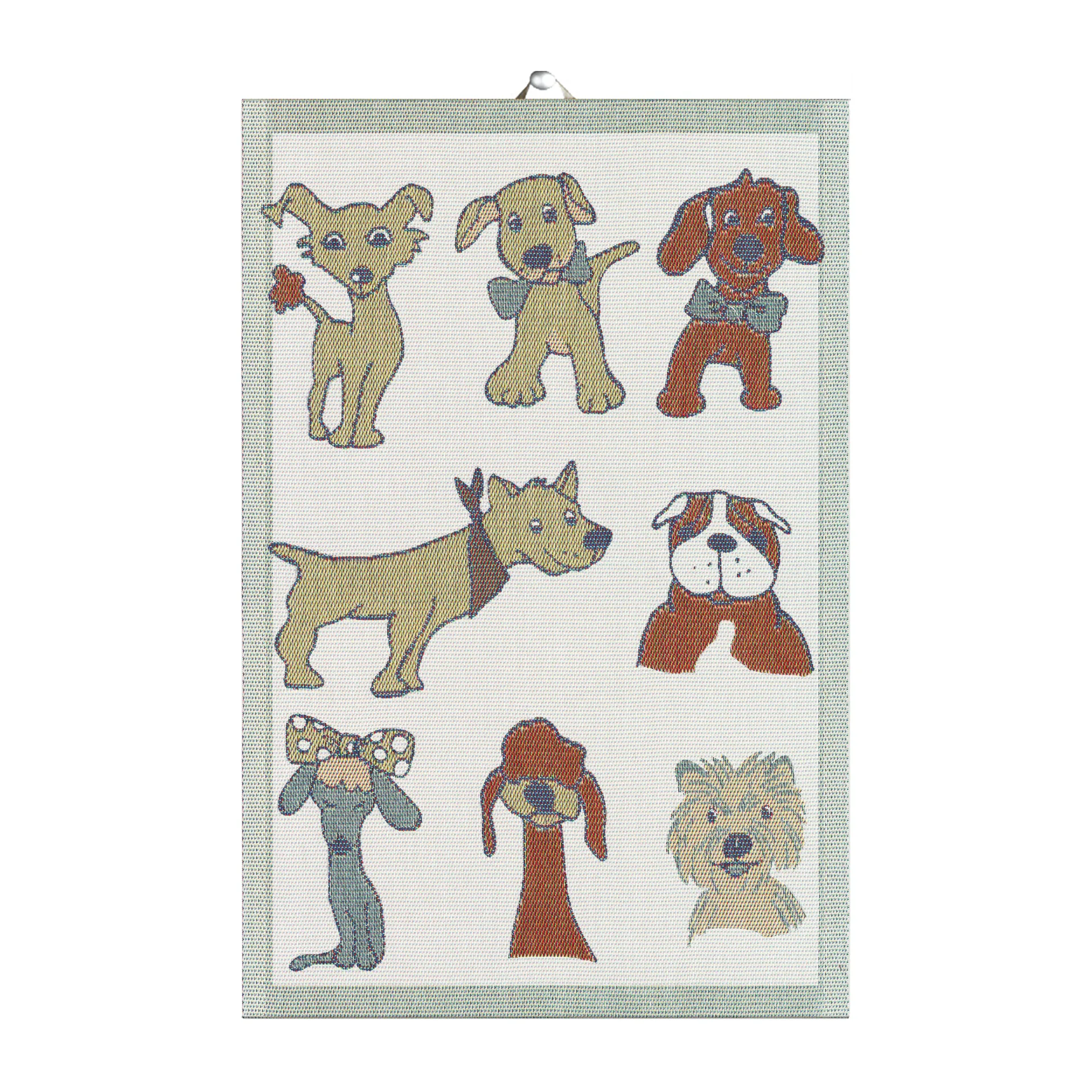 Dogs 키친 타월, 40x60 cm Ekelund Linneväveri | 에켈룬드 린네바베리