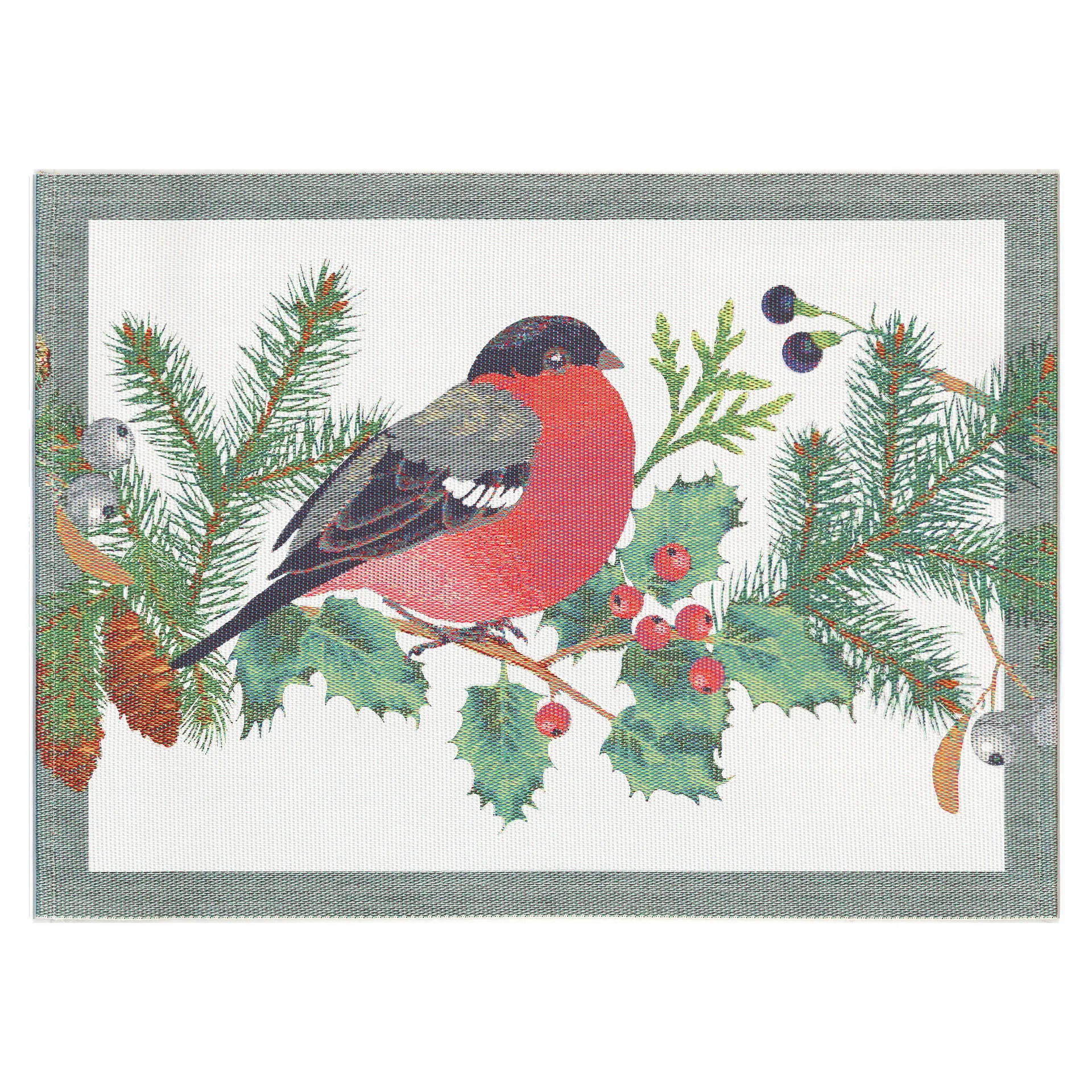 Domherre 테이블매트 35x48 cm, multi Ekelund Linneväveri | 에켈룬드 린네바베리