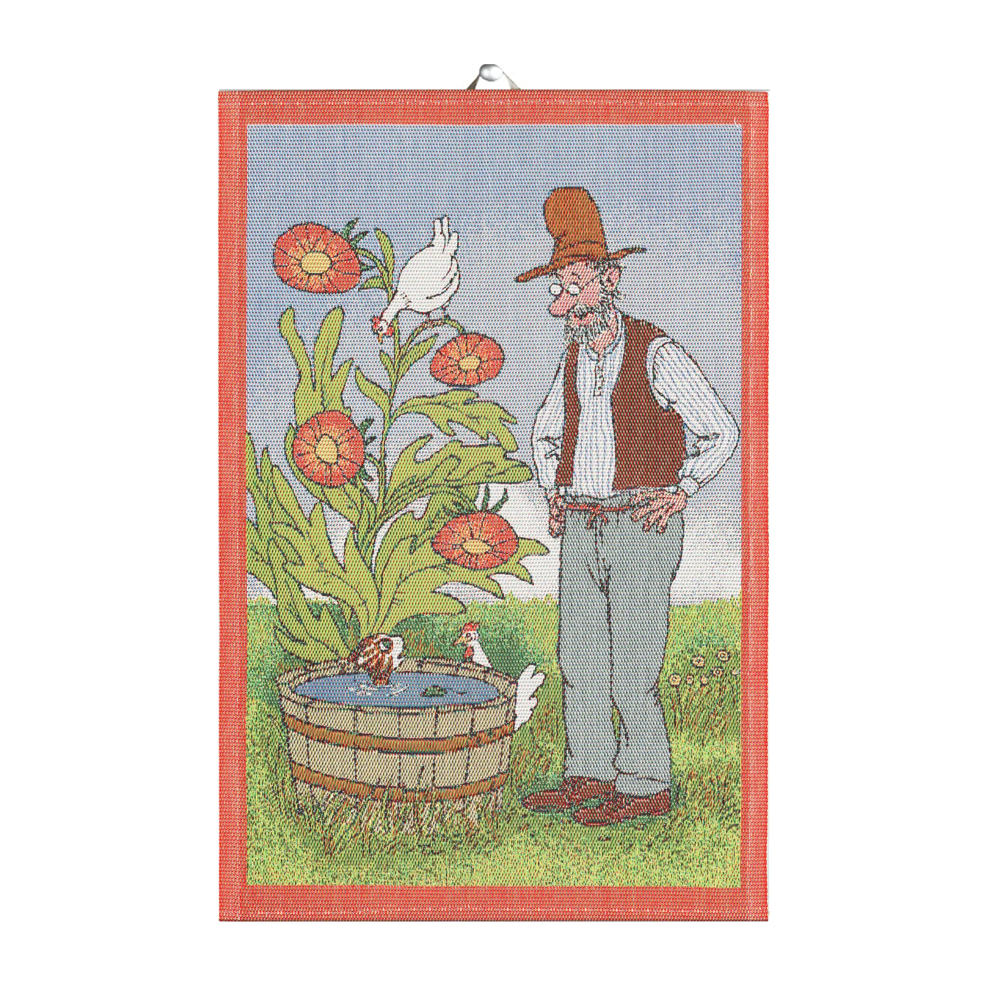 펫슨 & 핀더스 주방타올, Findus bathes Ekelund Linneväveri | 에켈룬드 린네바베리