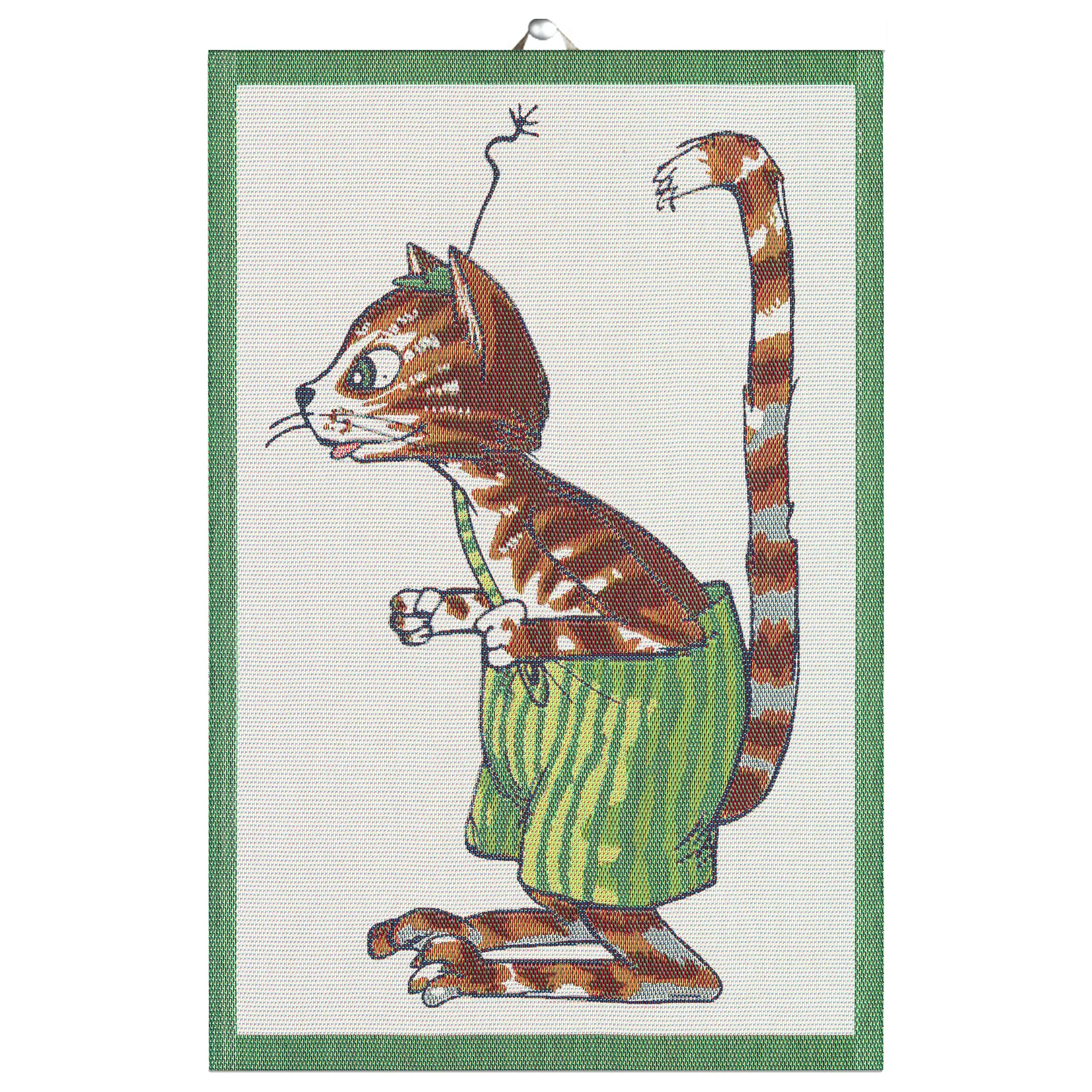 펫슨 & 핀더스 주방타올, Findus Ekelund Linneväveri | 에켈룬드 린네바베리