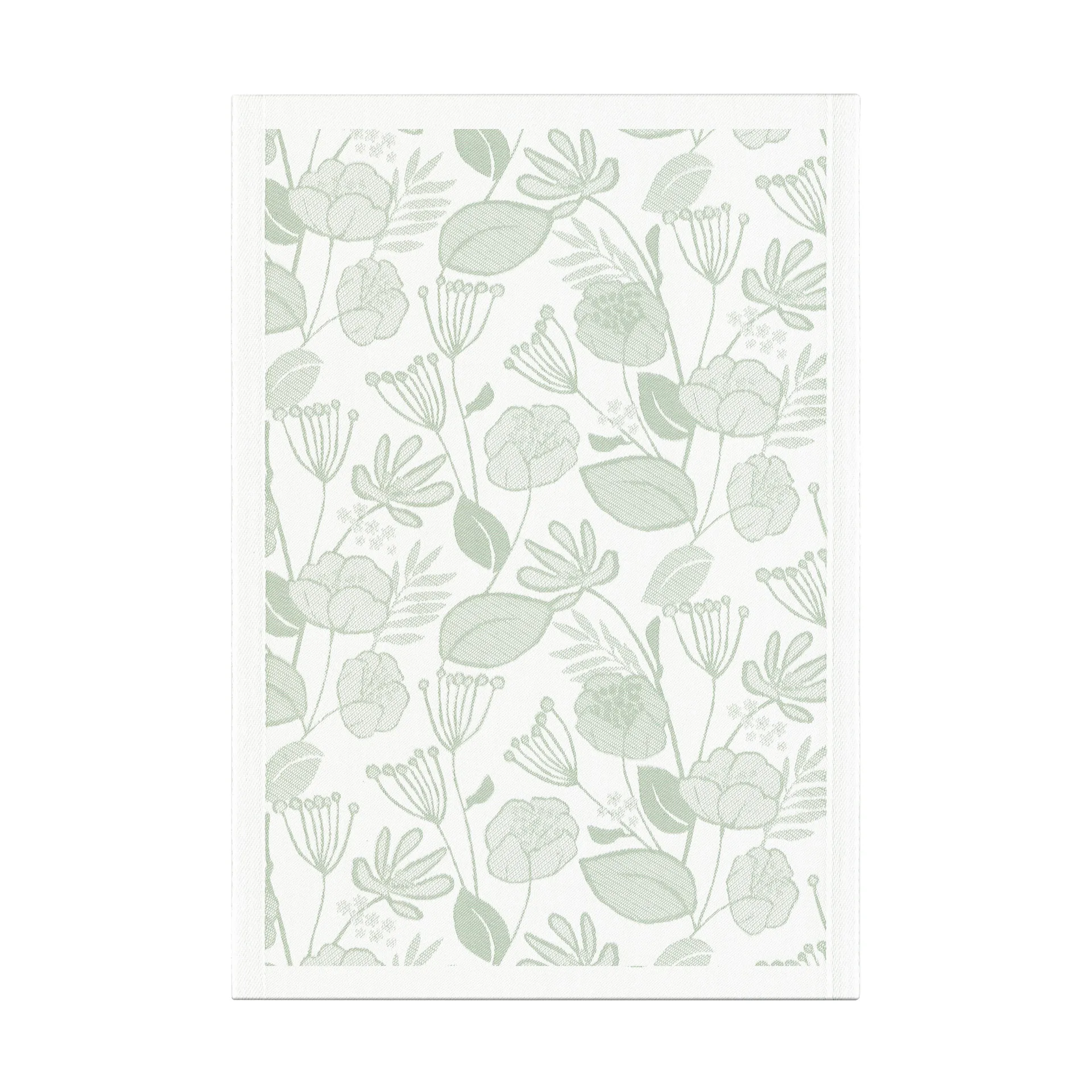 Grönska 주방 타월 35x50 cm, Green-white Ekelund Linneväveri | 에켈룬드 린네바베리