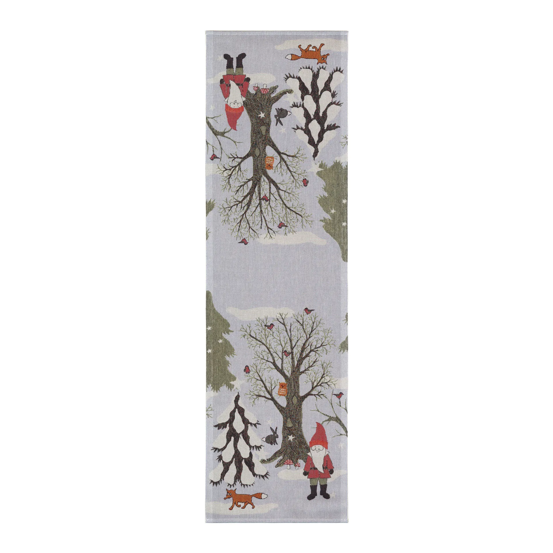 Julpromenad 테이블 러너, 35x120 cm Ekelund Linneväveri | 에켈룬드 린네바베리