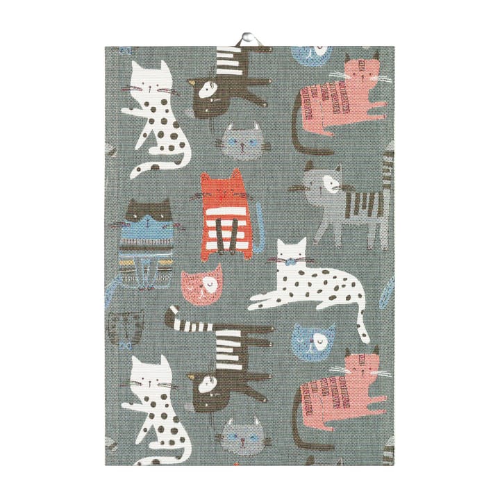 Katter 주방타올 35x50 cm - grey - Ekelund Linneväveri | 에켈룬드 린네바베리