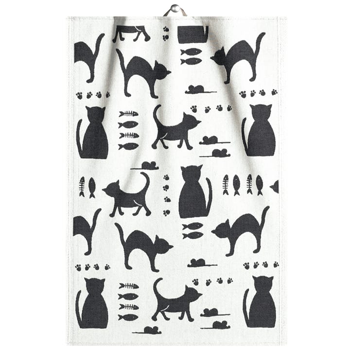 Kattliv 주방타올 48x70 cm, Grey Ekelund Linneväveri | 에켈룬드 린네바베리