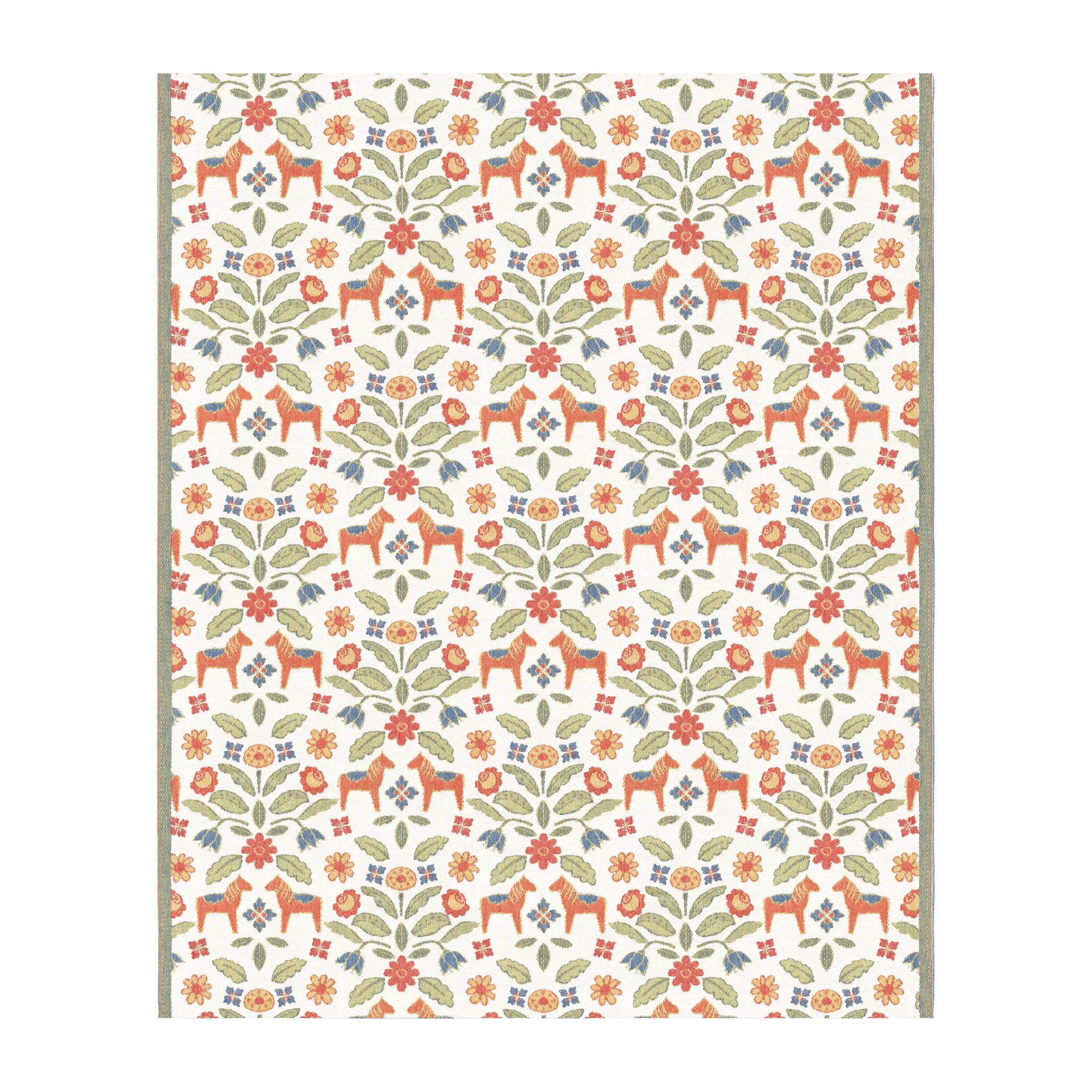 Kurbitsblom 코튼 스로우 140x170 cm, Multi Ekelund Linneväveri | 에켈룬드 린네바베리