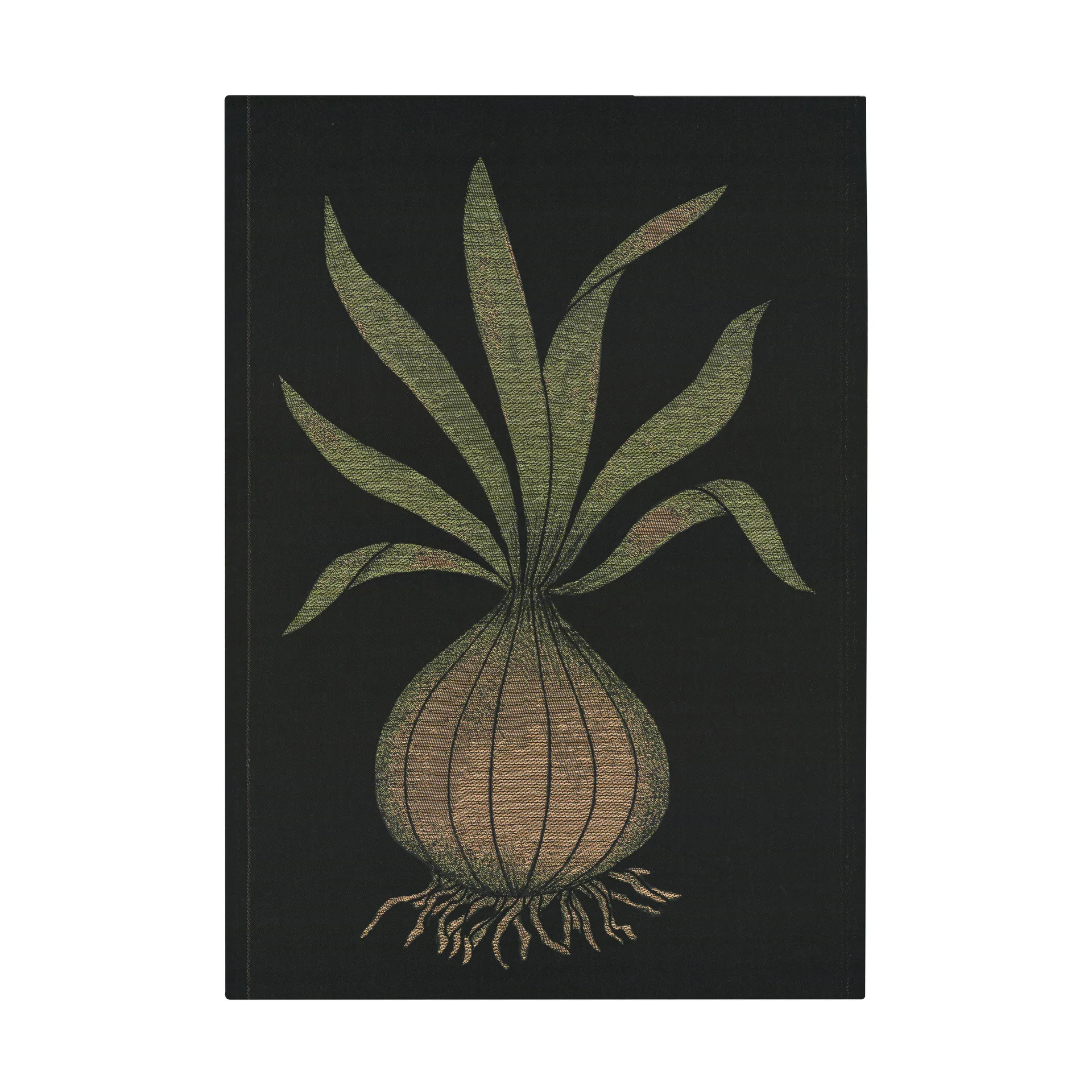 Lök 주방 타월 48x70 cm, Black-dark yellow Ekelund Linneväveri | 에켈룬드 린네바베리