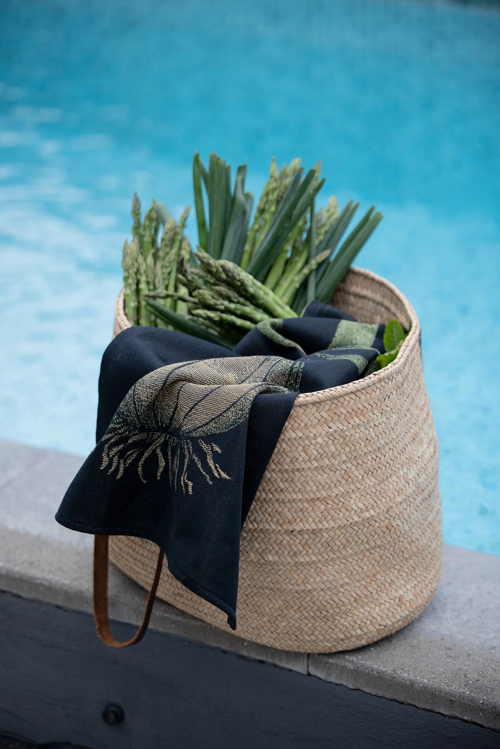 Lök 주방 타월 48x70 cm, Black-dark yellow Ekelund Linneväveri | 에켈룬드 린네바베리