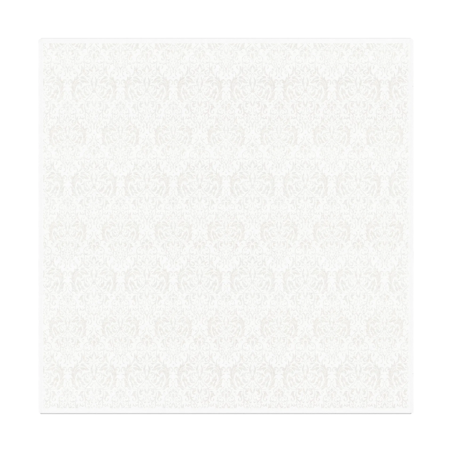 Medaljong 테이블 클로스 150x150 cm, White Ekelund Linneväveri | 에켈룬드 린네바베리