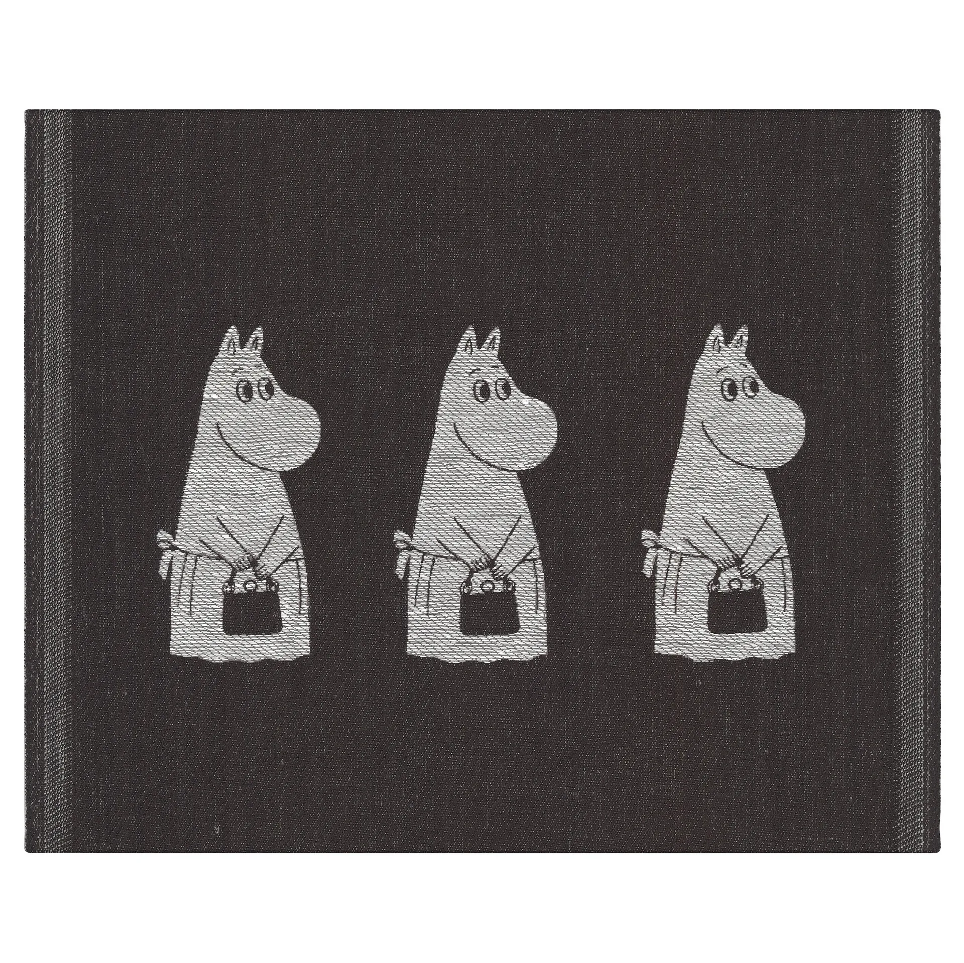 Moominmamma 디쉬 타올 28x35 cm, black Ekelund Linneväveri | 에켈룬드 린네바베리