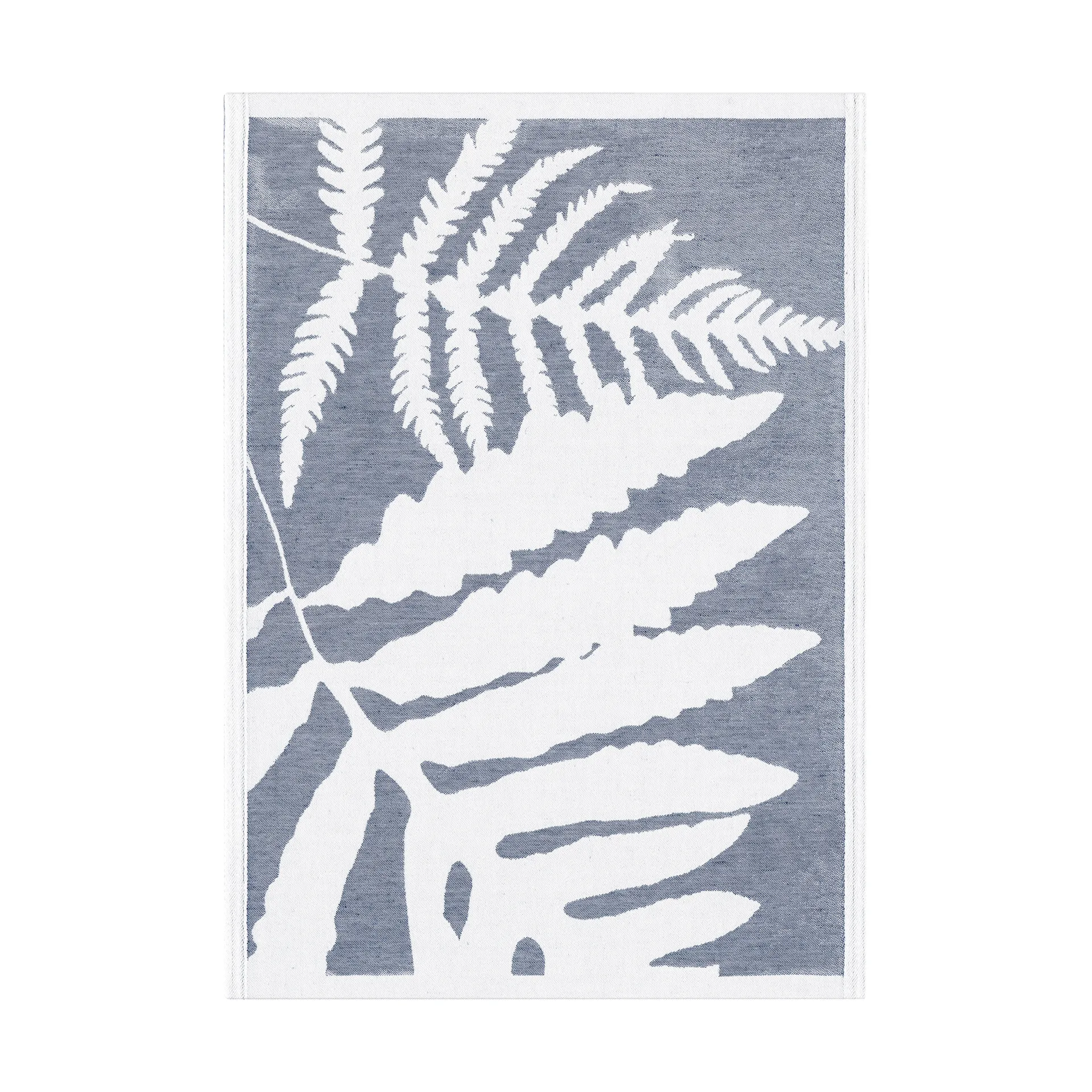 Ormbunkar 주방 타월 50x70 cm, Blue-white Ekelund Linneväveri | 에켈룬드 린네바베리