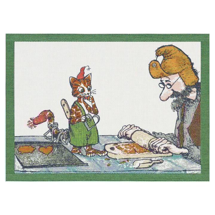 Pettson & Findus 테이블매트 35x48 cm, ginger bread Ekelund Linneväveri | 에켈룬드 린네바베리