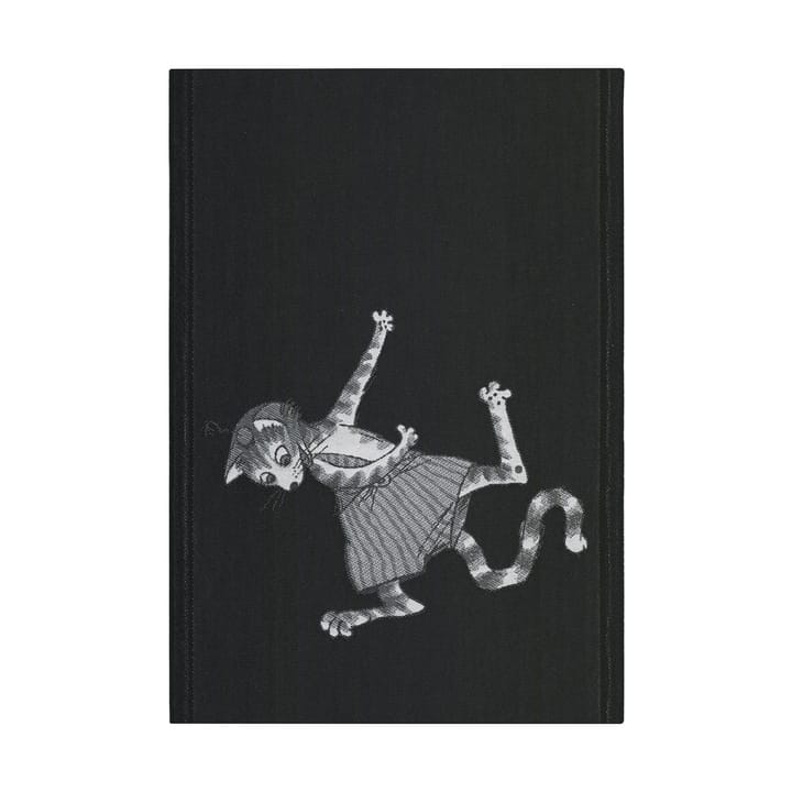 Pettson & Findus 주방 타월 black-white 35x50 cm - Toys - Ekelund Linneväveri | 에켈룬드 린네바베리