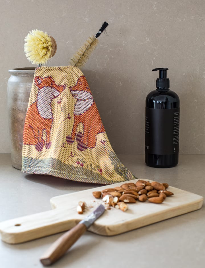 Rävar 행주 35x25 cm, Beige-orange Ekelund Linneväveri | 에켈룬드 린네바베리
