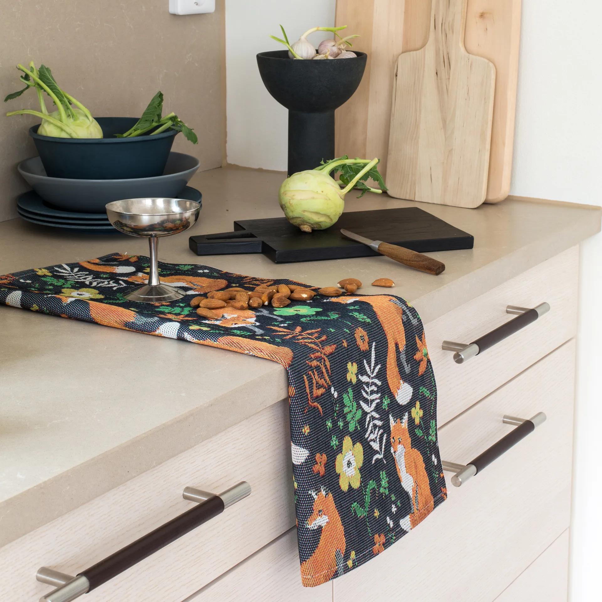 Rävrike 주방타올 35x50 cm, multi Ekelund Linneväveri | 에켈룬드 린네바베리