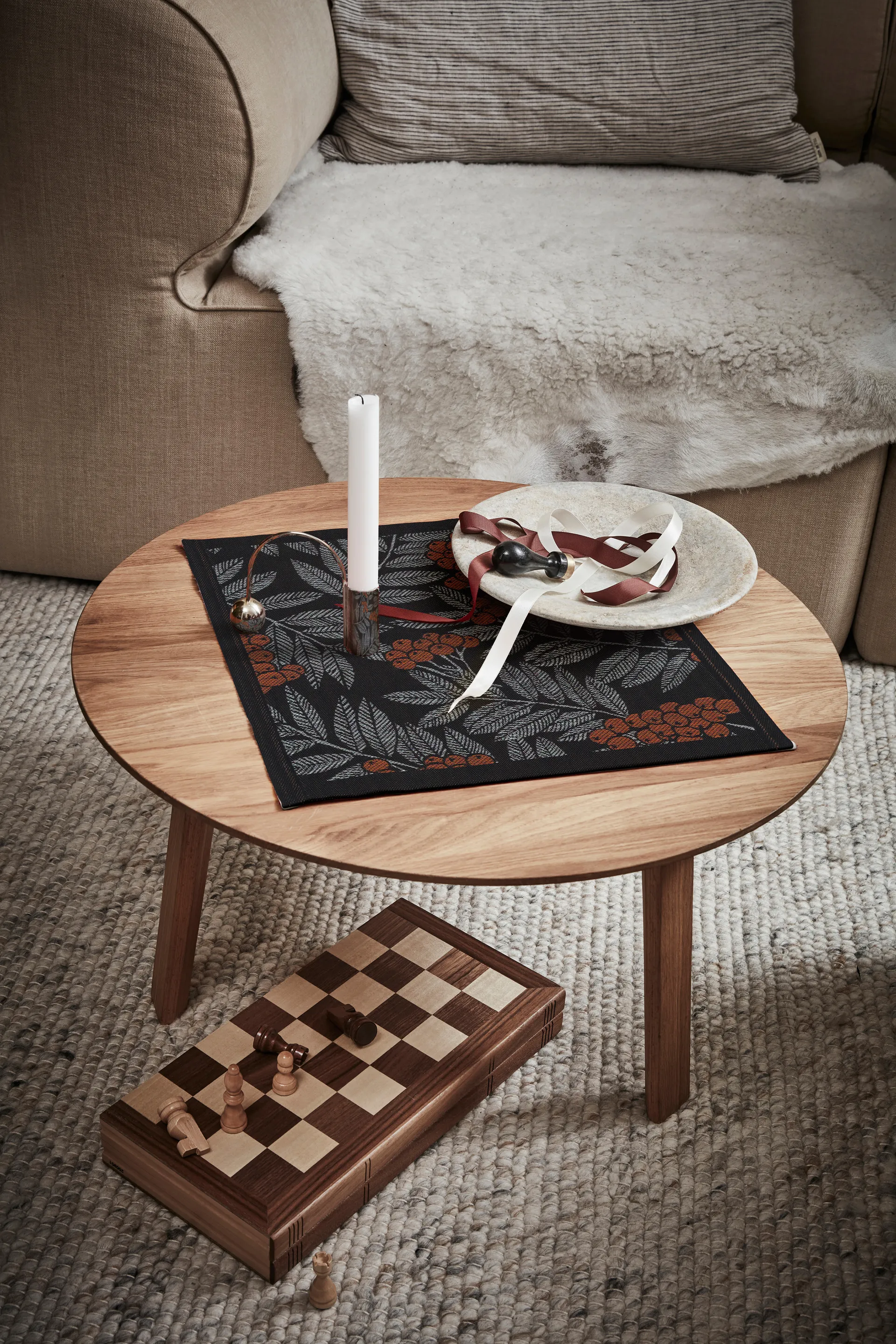 Rönnbärssingle 냅킨, 35x35 cm Ekelund Linneväveri | 에켈룬드 린네바베리