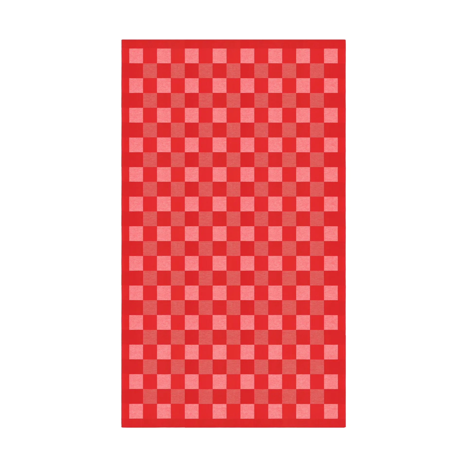Schack 테이블 클로스 레드, 150x210 cm Ekelund Linneväveri | 에켈룬드 린네바베리