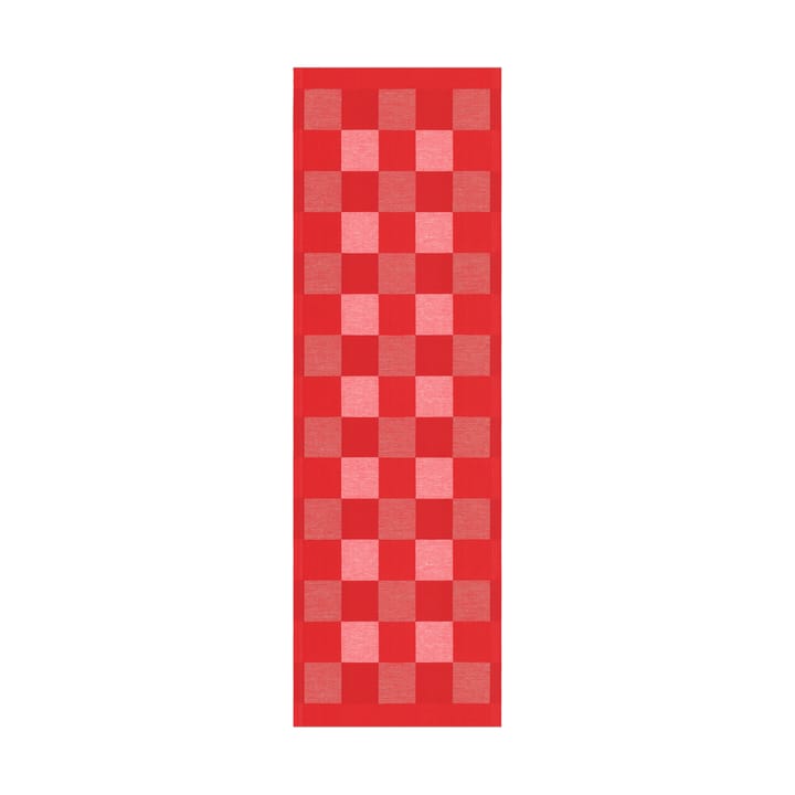 Schack 러너 레드 - 35x110 cm - Ekelund Linneväveri | 에켈룬드 린네바베리