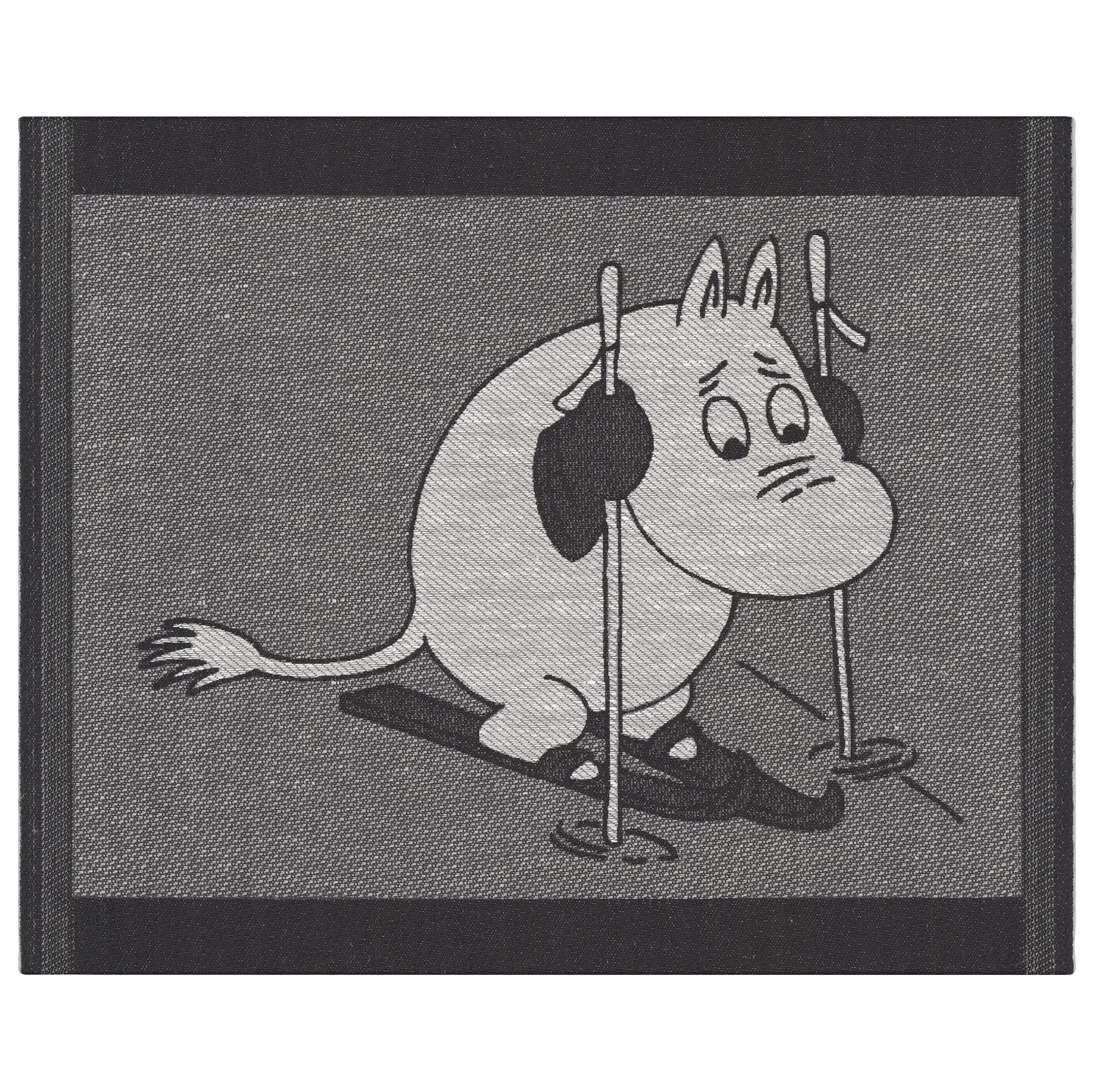 Skiing 디쉬 타올 28x35 cm, black Ekelund Linneväveri | 에켈룬드 린네바베리