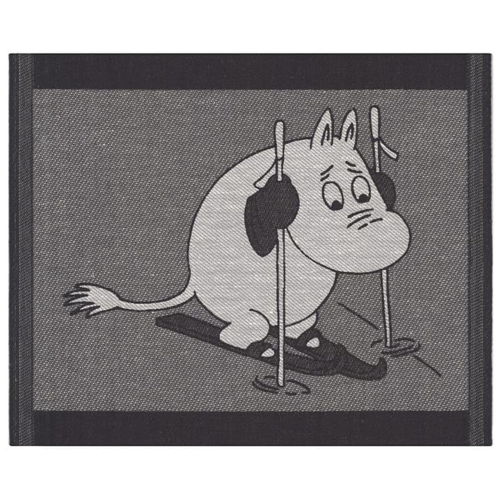 Skiing 디쉬 타올 28x35 cm - black - Ekelund Linneväveri | 에켈룬드 린네바베리