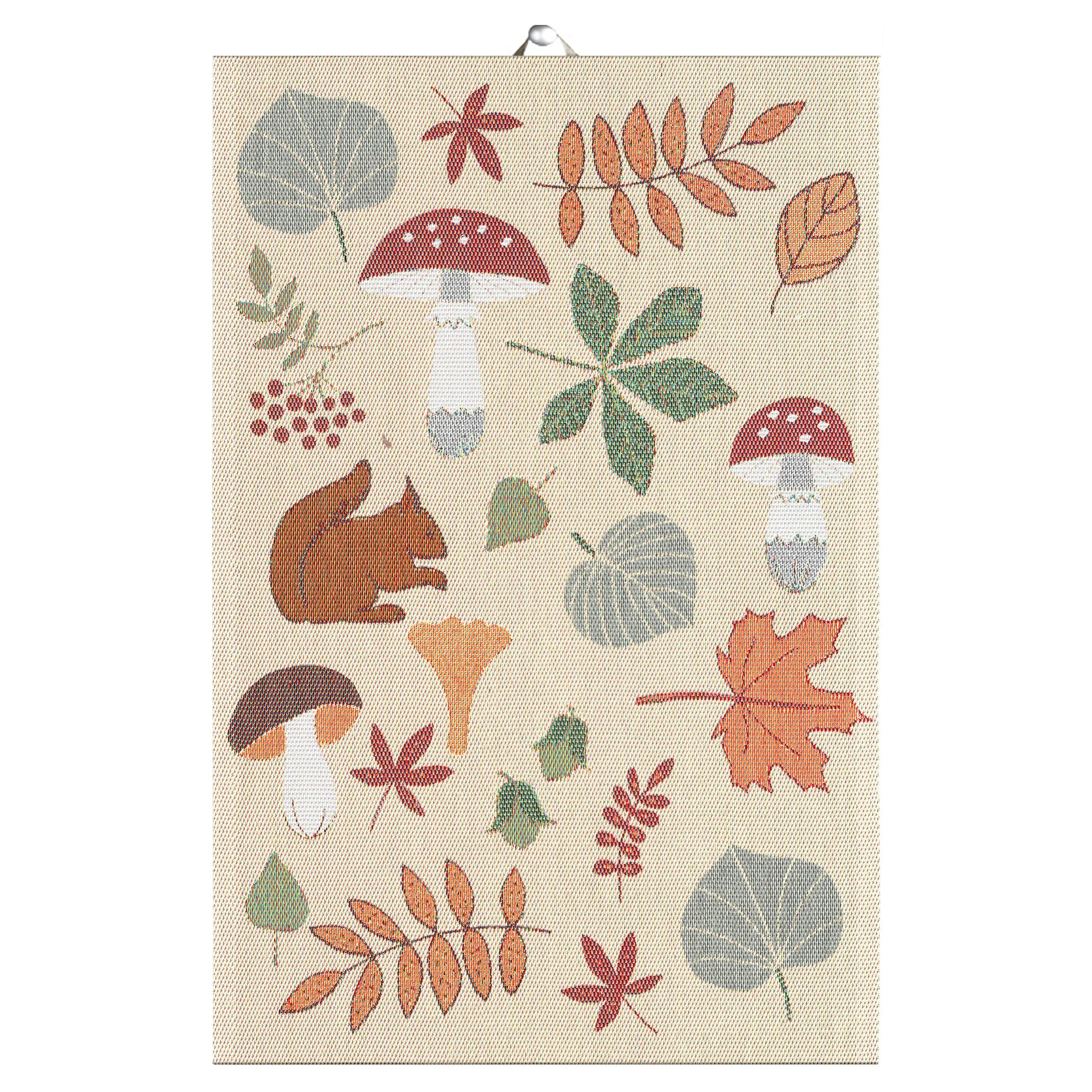 Svamplöv 주방타올 40x60 cm, multi Ekelund Linneväveri | 에켈룬드 린네바베리