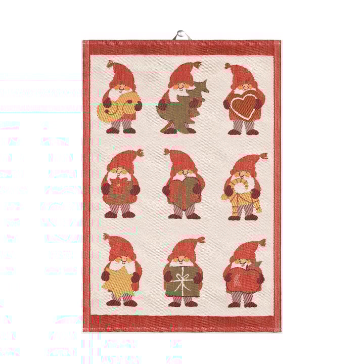 Tomtemys 주방 타월 35x50 cm - Red - Ekelund Linneväveri | 에켈룬드 린네바베리