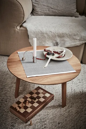 Tvärs 냅킨 그레이 - 50x50 cm - Ekelund Linneväveri | 에켈룬드 린네바베리