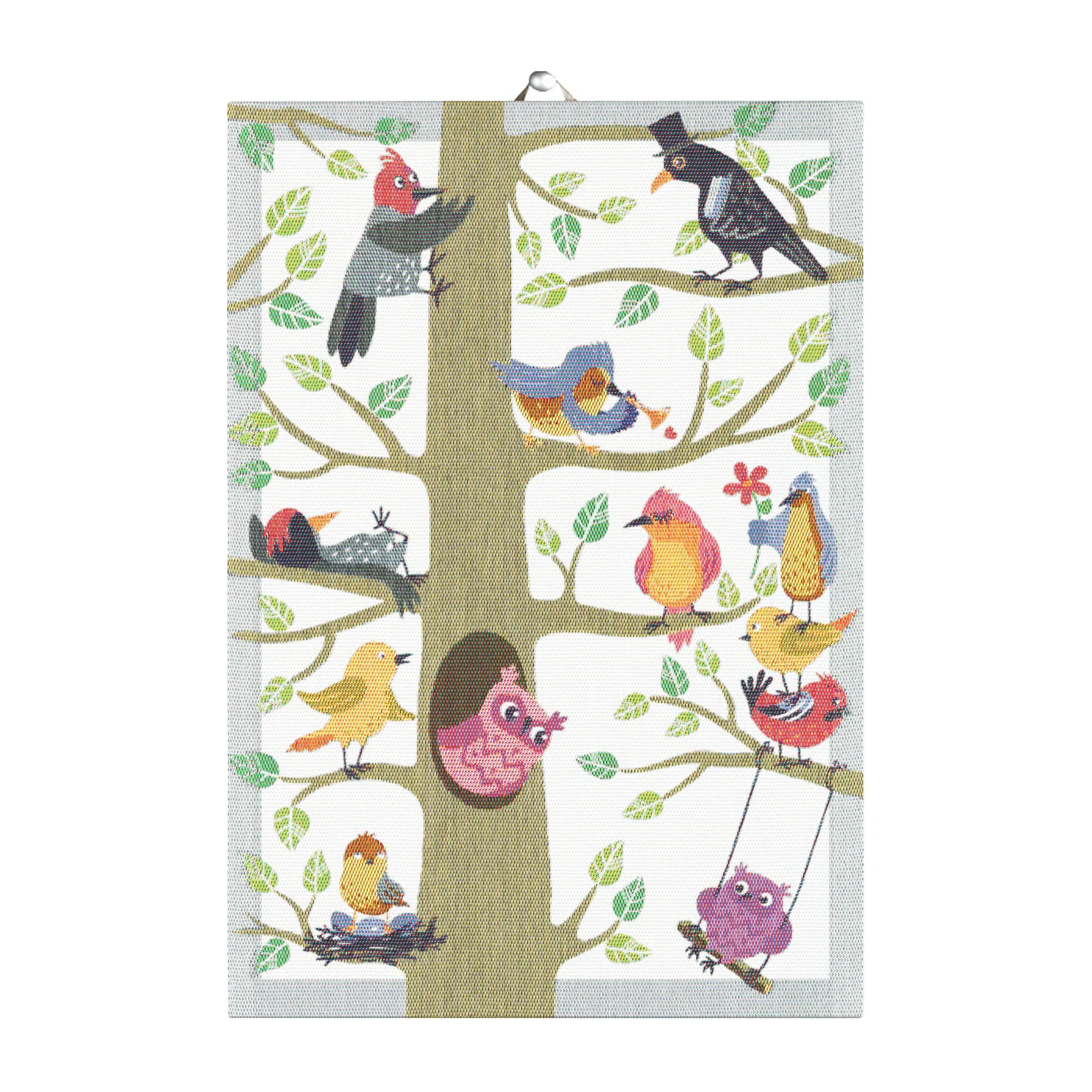 Vårfåglar 주방타올, 35x50 cm Ekelund Linneväveri | 에켈룬드 린네바베리