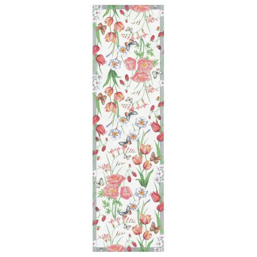 Vårfröjd 테이블 러너 35x120 cm, Multi Ekelund Linneväveri | 에켈룬드 린네바베리