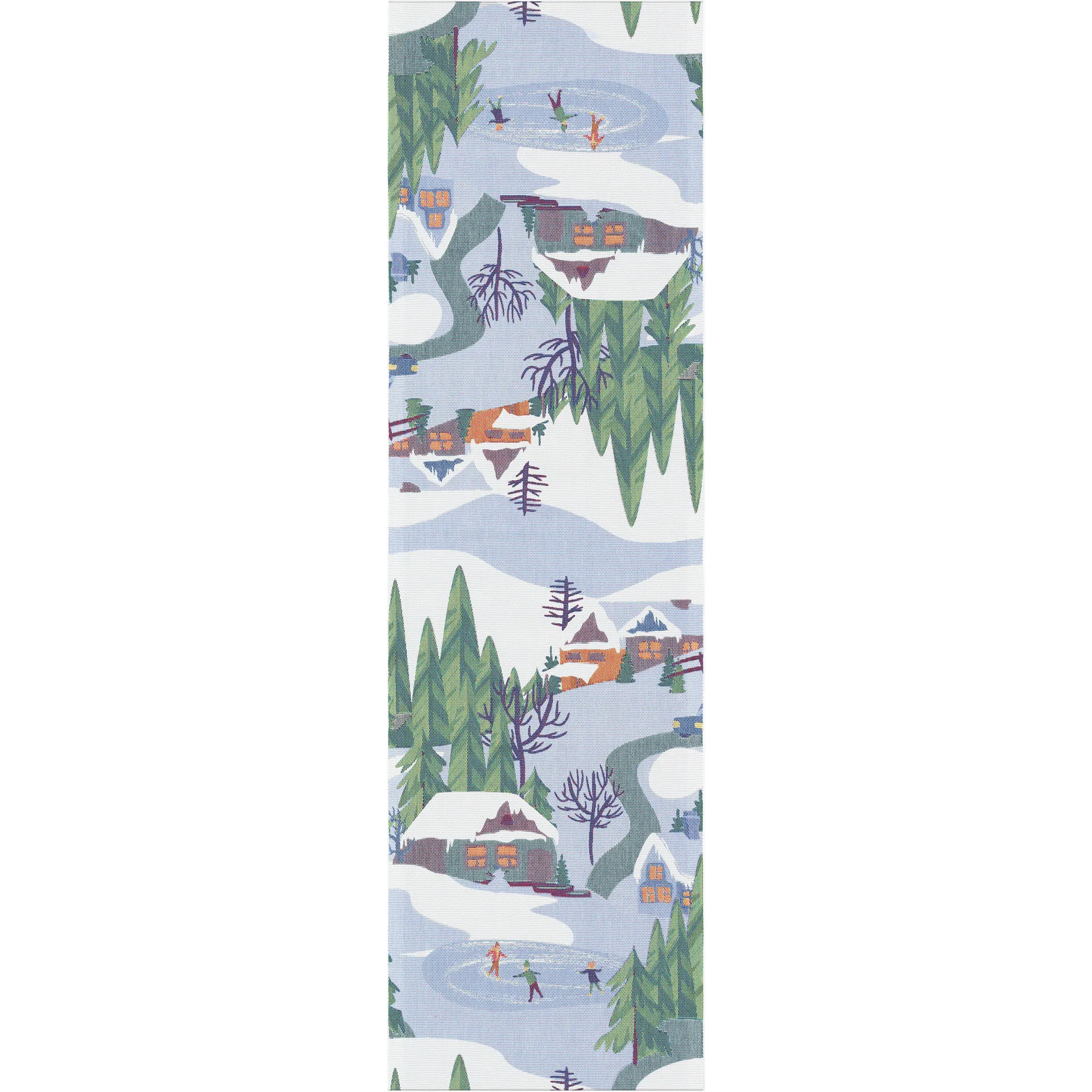 Vinterliv 테이블 러너 35x120 cm, multi Ekelund Linneväveri | 에켈룬드 린네바베리