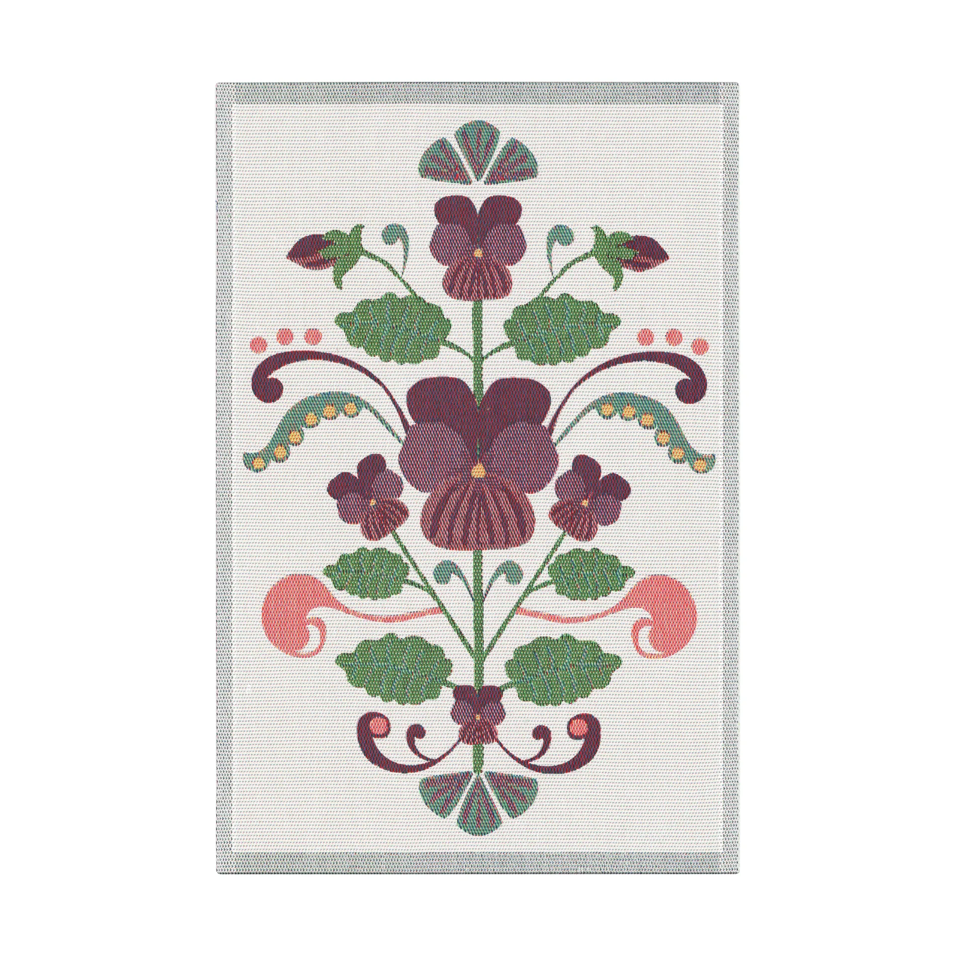 린다스 viol 주방 타월 40x60 cm, Purple-grey Ekelund Linneväveri | 에켈룬드 린네바베리