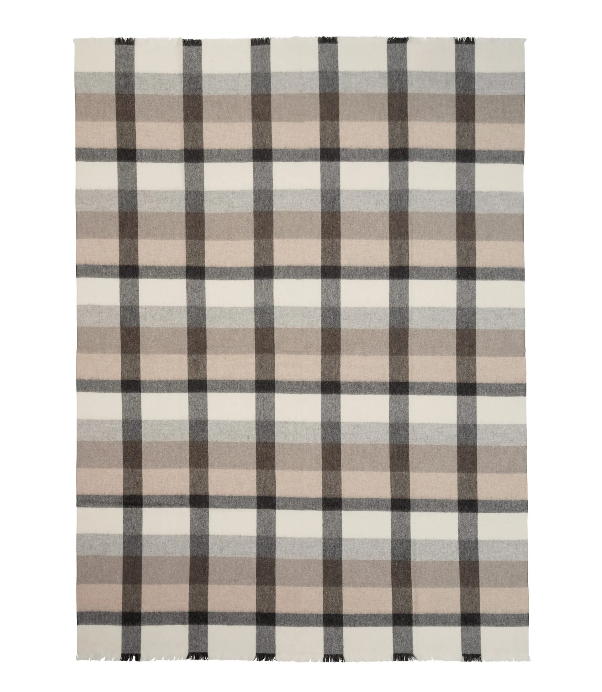 인터섹션 스로우 130x190 cm, camel-grey Elvang Denmark | 엘방덴마크
