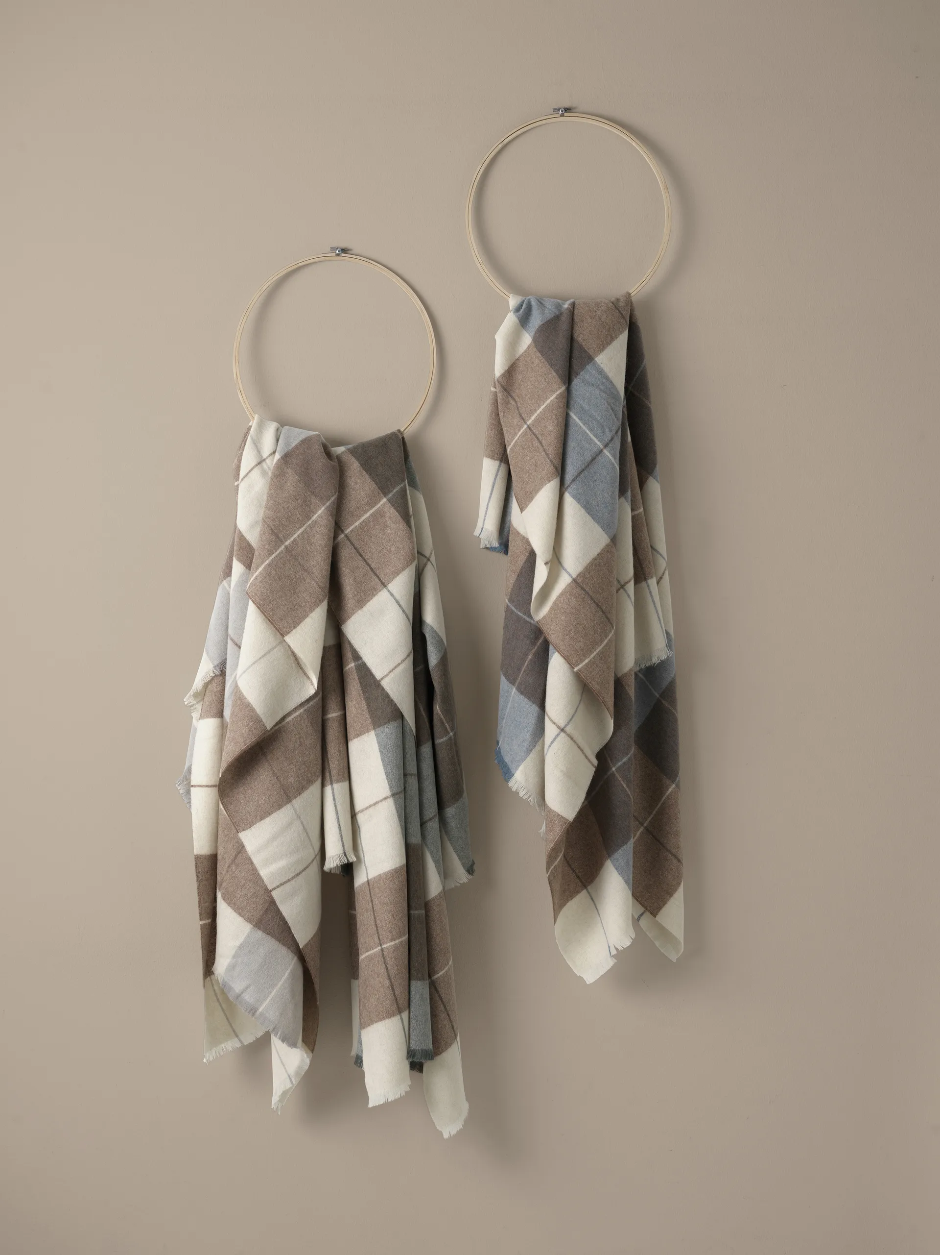스카치 스로우 130x190 cm, Camel-Grey Elvang Denmark | 엘방덴마크