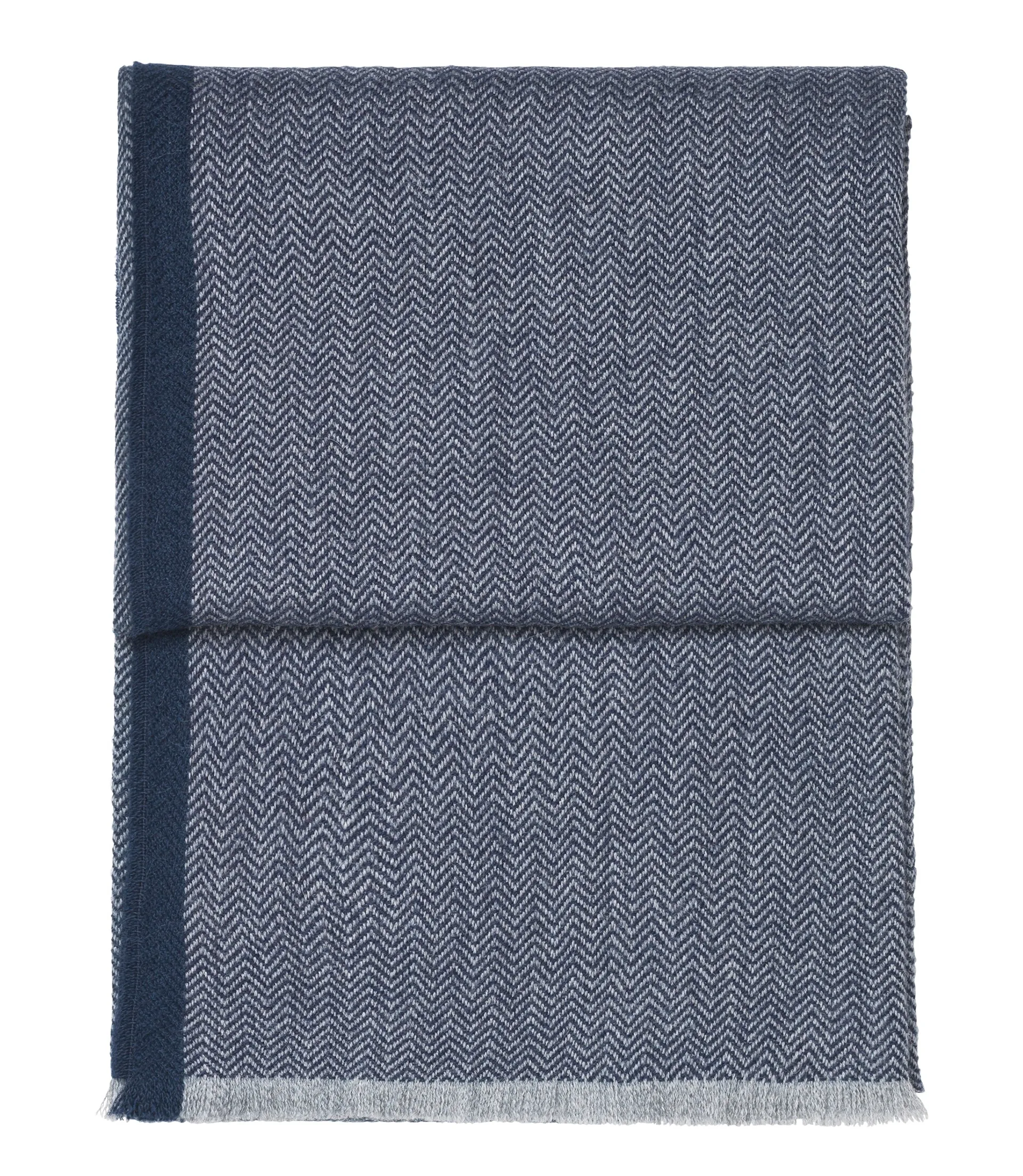 헤링본 스로우 130x190 cm, dark blue-grey Elvang Denmark | 엘방덴마크
