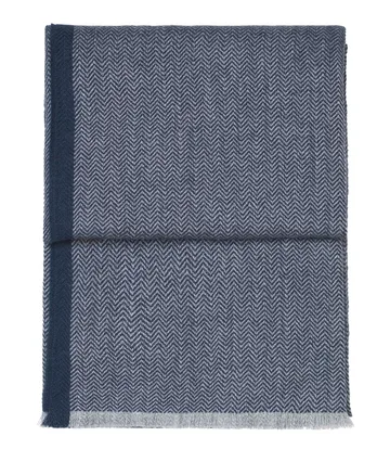 헤링본 스로우 130x190 cm - dark blue-grey - Elvang Denmark | 엘방덴마크